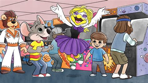 Illustrations For Chuck E Cheese Cedric Hohnstadt Illustration