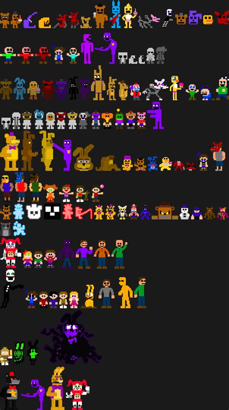 F Naf Mini Game Sprites