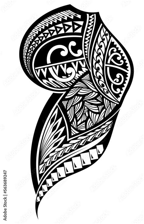 Maori Tattoo Design Maori Ornament Sleeve Tattoo Including Ancient