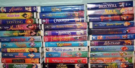 Selection Of Disney Vhs Tapes Senboku