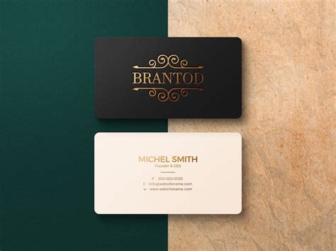 Premium Psd Modern And Luxury Business Card Mockup