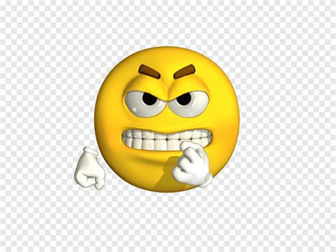 Angry Face Emoji 3d