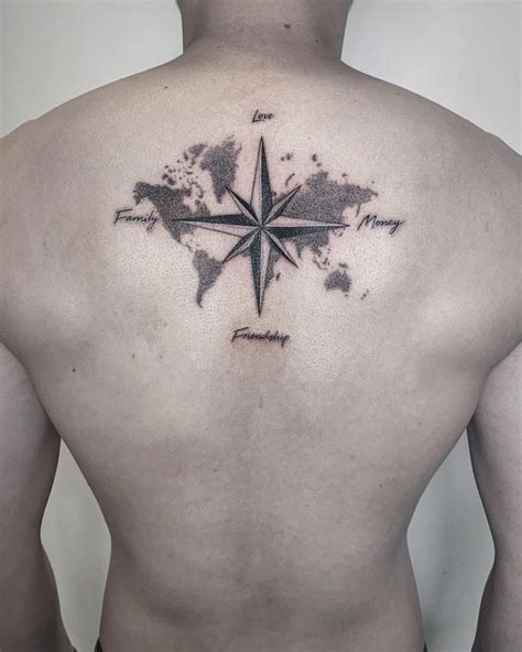 30 Unique World Map Tattoos Make You Love The World Style Vp