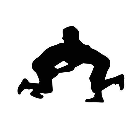 Wrestling Silhouette Art 7193851 Vector Art At Vecteezy