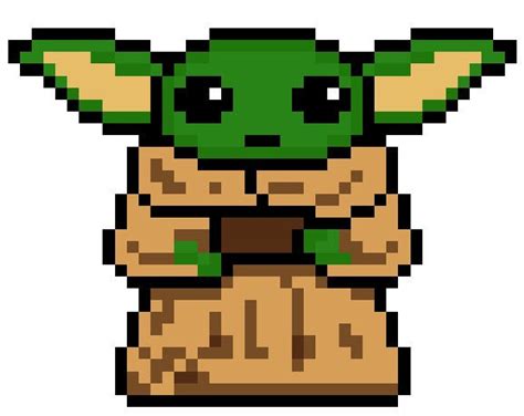 The Child Baby Yoda Pixel Art By Dev25089 On Deviantart