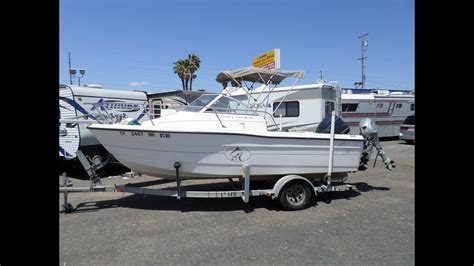 1994 Bayliner Walkaround 18 Ft Cuddy Cabin Boat Youtube