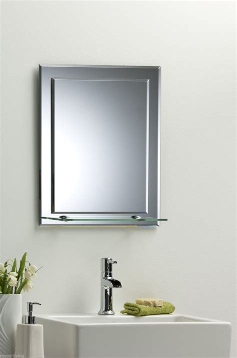 On sale for $74.82 original price $88.02 $ 74.82 $88.02. BATHROOM MIRROR ON MIRROR Elegant Rectangular WITH SHELF ...