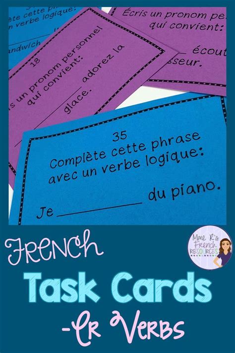 French Games For Core And Immersion Mme R S French Resources Artofit