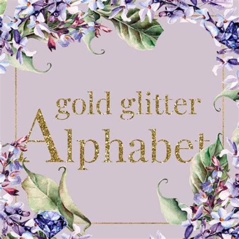 Gold Glitter Alphabet Gold Alphabet Alphabet Clipart Gold Letters