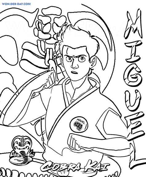 Cobra Kai Printable Coloring Pages