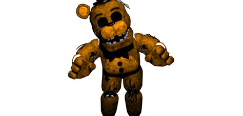 Withered Golden Freddy Transparent V2 By Frixosisawesome2002 On Deviantart