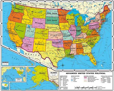 Printable Map Of Usa