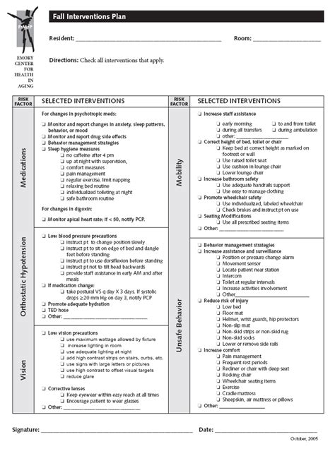 Nanda Nursing 20 Nursing Care Plan For Falls