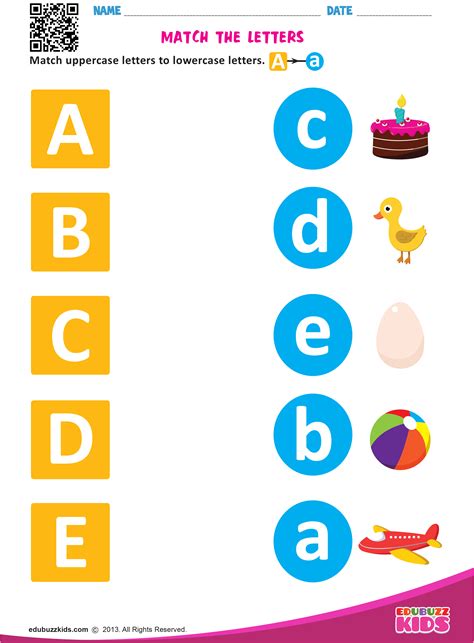 Alphabet Matching Worksheets