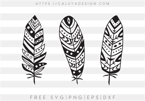 Free Boho Feather With Arrow Svg Png Eps Dxf By Artofit