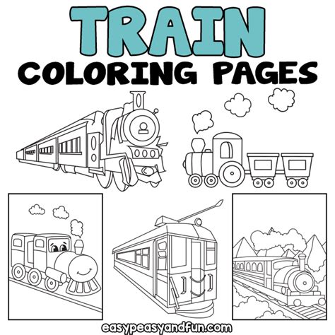 Freight Trains Coloring Pages