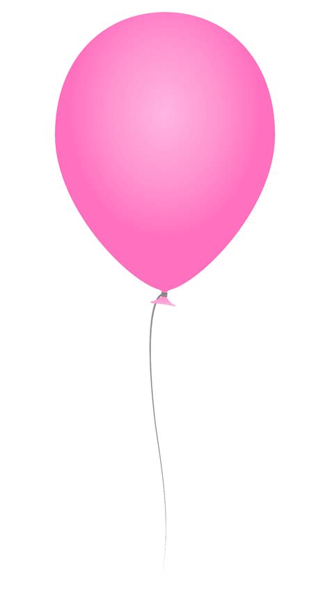 Pink Balloon Vector PNG PNG Mart