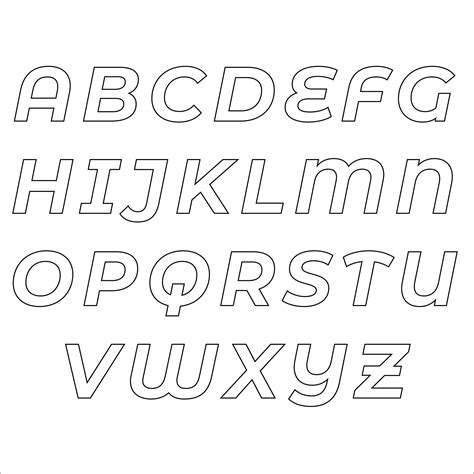 Printable Alphabet Stencils Free