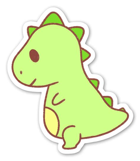 Buy This Kawaii T Rex Stickers Stickerapp Shop