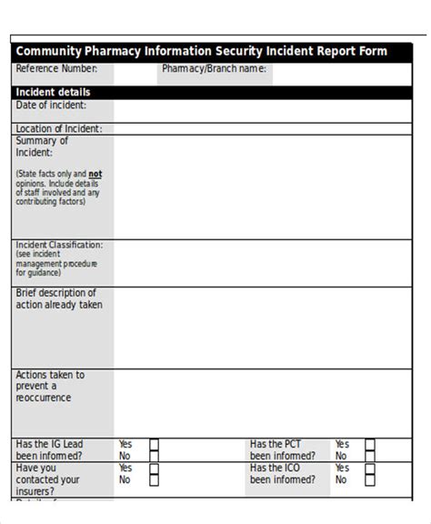 39 Incident Report Templates In Word Free And Premium Templates