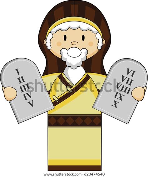 Moses And The Ten Commandments Clip Art