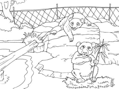 Coloriage Zoo 8 Coloriage Zoo Coloriages Animaux