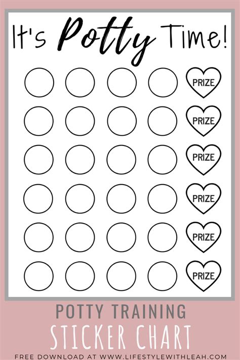 Potty Chart Printables