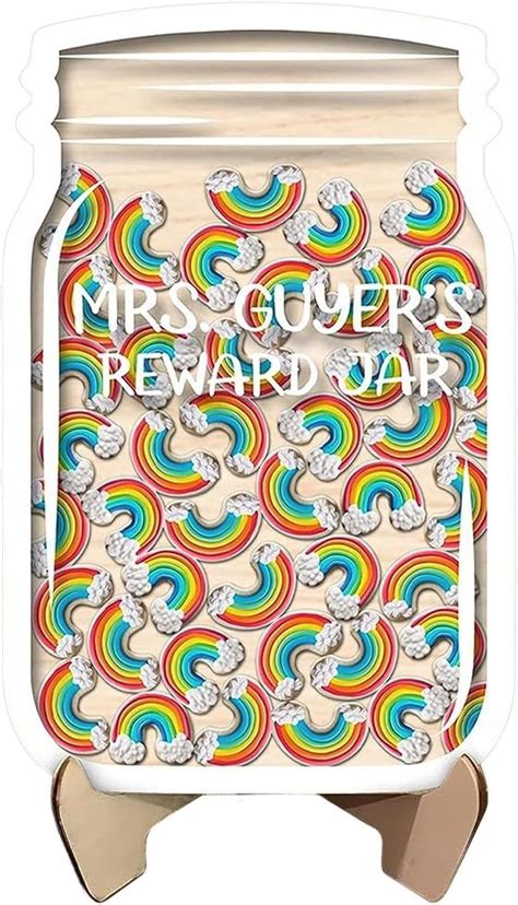 Reward Jar With Tokens Rainbow Smile Face Classroom Rewards Potty