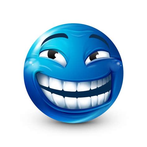 Blue Emoji Troll Face Emoji