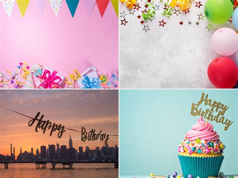 30 Zoom Backgrounds Birthday Celebration Virtual Etsy