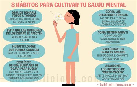 8 hábitos para cultivar tu salud mental Salud mental Seguridad e