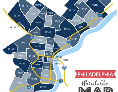 Northeast Phila Zip Code Map