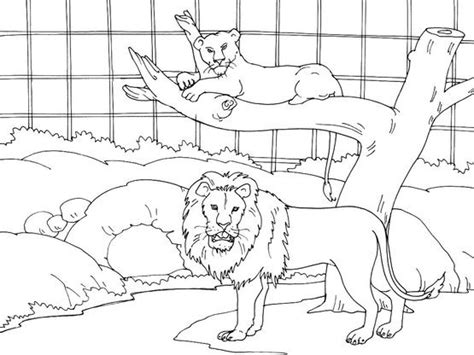 Coloriage Zoo 11 Coloriage Zoo Coloriages Animaux