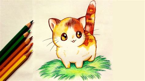 Cute Kitten Kawaii Easy Cute Kitten Kawaii How To Draw A Cat Anna Blog