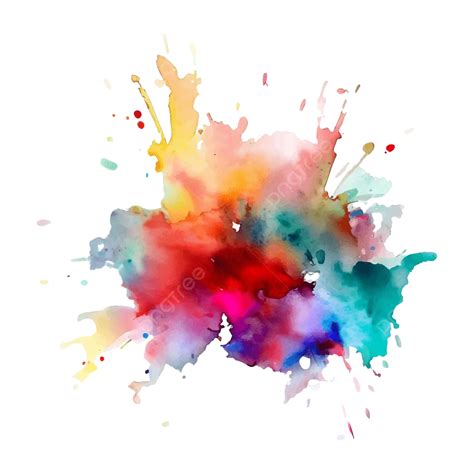 Abstract Ink Paint Splatter Background Vector Ink Splash Paint