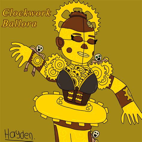 Clockwork Ballora Speed Draw Ibispaint