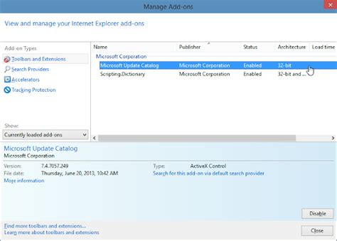 How To Access Microsoft Update Catalog With Internet Explorerie 11 In