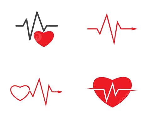 Heart Beat Line Vector Cardiac Display Electrocardiogram Vector