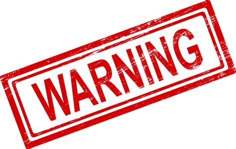 Warning Sign Png Transparent Images