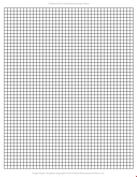 Free Engineering Graph Paper Template Printable Squares Graph