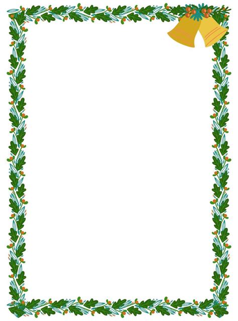 10 Best Free Printable Christmas Borders Pdf For Free At Printablee