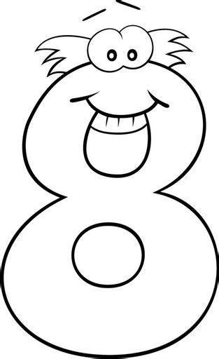 Number 8 Coloring Pages