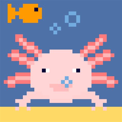 Axolotl Pixel Art