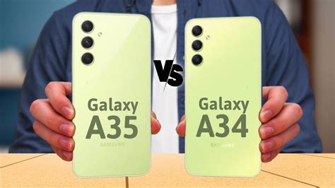 Samsung Galaxy A35 5g Vs Samsung Galaxy A34 5g Youtube