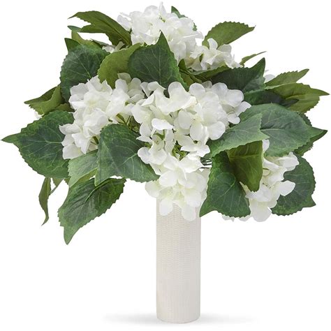 Marigolds are associated with dia de los muertos, or the day of the dead. 12 Pack White Silk Artificial Hydrangea Fake Flowers for ...