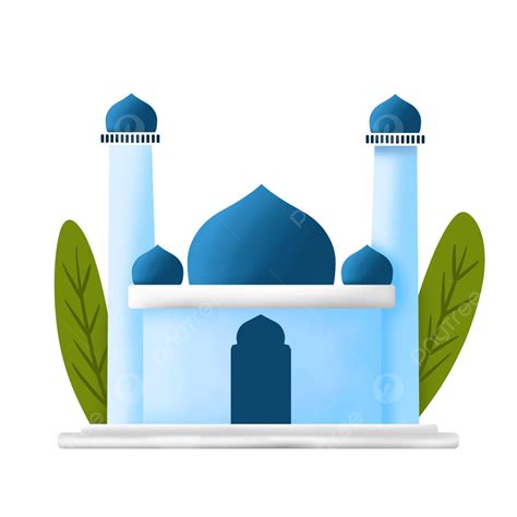 Masjid Clipart Transparent Png Hd Ilustrasi Masjid Kubah Biru Masjid