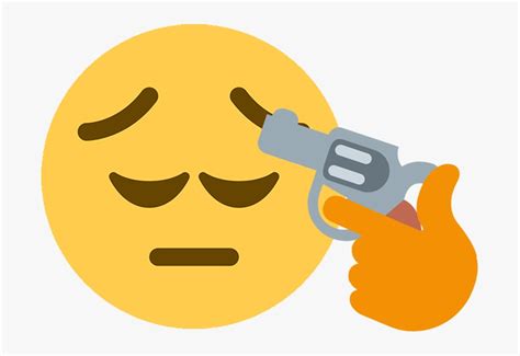 Create Meme Smiley Face With A Gun Emoji Shoot Yourself Smiley Shot