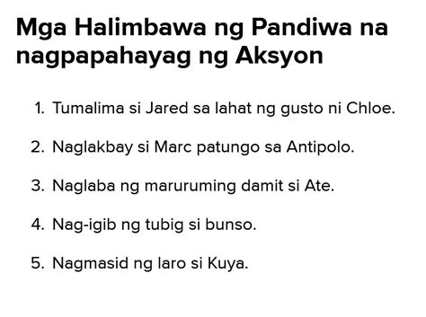 Angkop Na Gamit Ng Aspekto Ng Pandiwa Sa Pangungusap Halimbawa Mobile