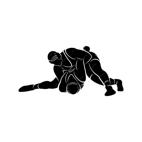 Premium Vector Wrestling Logo Vector Template Illustration Symbol