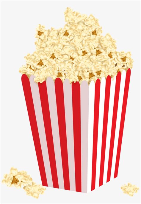 Popcorn Box Clipart Png Printable Popcorn Box Transparent Png